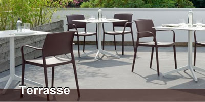 amenagement, mobilier et meuble pour la terrasse de restaurant