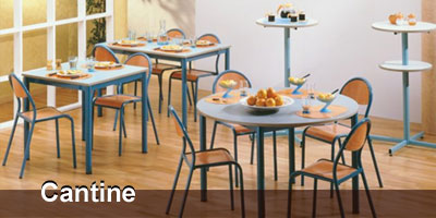 amenagement, mobilier et meuble pour les collectivités : cantines d