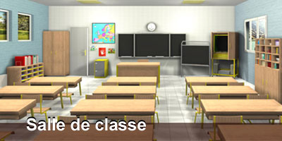 amenagement, mobilier et meuble pour les collectivités : salles de classe 