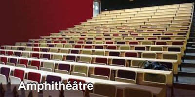 amenagement, mobilier et meuble pour les collectivités : salles de spectacles, amphithêatre 